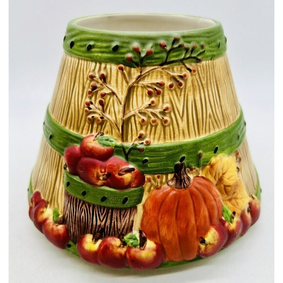 YANKEE CANDLE Wax Tart Burner Warmer Apple Barrel Tea Light Votive Lot of 2 - Picture 2 of 13